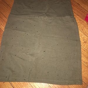 Army green mini skirt from Charlotte Russe !